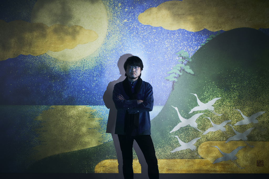 目指したのは現代的な日月四季山水図”日本画家・西野正望さんが語るビジュアル制作の舞台裏と創作の共通項