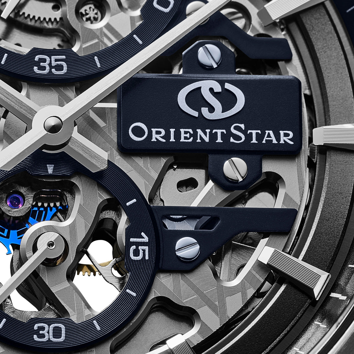 M34 F8 スケルトン ハンドワインディング オリエントスター75周年