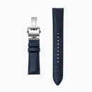 本ワニ皮革バンド　RK-L00102L　ネイビー