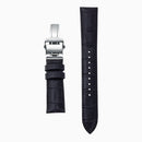 皮革バンド　RK-L02701B　ブラック